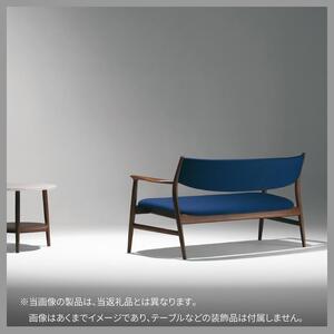 旭川家具 カンディハウス KAMUY LUXリビング 2シーター 北海道ナラNF トニカLGY_02052