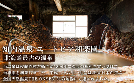 知内温泉の素「女将の湯」30袋《知内温泉 ユートピア和楽園》
