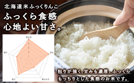 【定期便6回】 ふっくりんこ 5kg 【JA新はこだて】