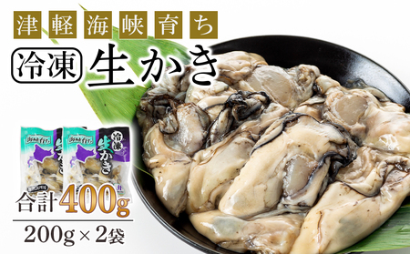 冷凍カキ約200g× 2袋セット 牡蠣 海鮮 魚介 かき 冷凍＜上磯郡漁業協同組合＞ 加熱用 牡蠣 北海道産カキ 冷凍 牡蠣 かき カキ 北海道産