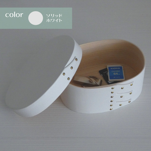 【八木沢木工】ヒノキのスーパーオーバルボックスカラー #1（ウォームブラック or ソリッドホワイト）【木製家具 家具 インテリア 檜 ひのき 天然木 ナチュラル 木の温もり 木目 水戸市 水戸 茨城県】（BR-119）