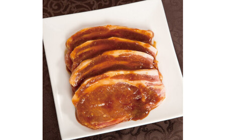 肉 詰め合わせ 常陸牛100％ハンバーグ 4個 ＆ 茨城豚ロース味噌漬け4枚セット 焼くだけでレストランの味 木箱入り 牛肉100% 16000円 お歳暮 贈答（DU-4）