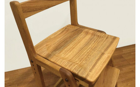 頑固おやじ】楠の木の学習椅子【学習椅子 学習机 家具 椅子 オイル