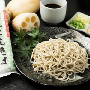 蓮の恵み(れんこん粉末入り乾麺セット)　うどん2袋・そば2袋・平打ちうどん2袋※離島への配送不可