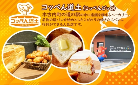 こだわりの塩パン ベイクドチーズケーキ セット 北海道 チーズケーキ 塩パン