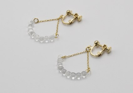 HARIO イヤリング「アール」シリーズ［HAW-R-003E］_BD95