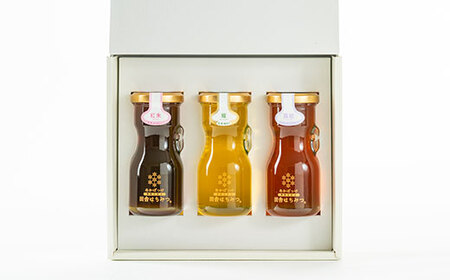 季節で移ろう田舎はちみつ3種ギフトセット[結蜜 Musubi-R3] 【茨城県共通返礼品／五霞町】 生ハチミツ 非加熱 茨城県産 ※着日指定不可 _EY03