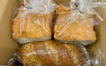 EZ01_国産米粉100％の食パンと米麴の天然酵母（小麦粉）五穀米入りパン ※離島への配送不可 ※着日指定不可