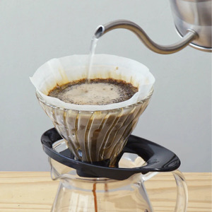 HARIO V60 耐熱ガラス透過ドリッパー 01［VDGR-01-B］｜ HARIO ハリオ_FI21
