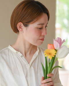 HARIO ピアス フラワー［HAP-F-004］ ｜アクセサリー HARIO ハリオ _FM02