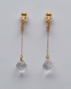 HARIO イヤリング メルティーキューブ［HAA-MC-003E］｜アクセサリー HARIO ハリオ_FM27