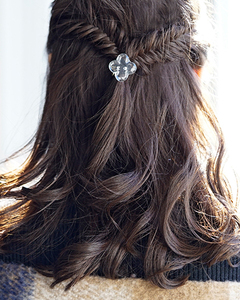 HARIO ヘアゴム ホワイトフラワー［HAP-WF-003H］｜アクセサリー HARIO ハリオ_FM34