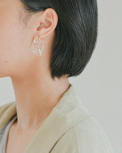 HARIO ピアス シーニック［HAA-SI-P］ ※離島への配送不可｜耐熱 ガラス アクセサリー ハリオ ランプワークファクトリー 職人 繊細 フォーマル カジュアル きれいめ おしゃれ 20代 30代 40代_FM79