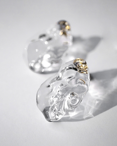 HARIO ピアス シーニック［HAA-SI-P］ ※離島への配送不可｜耐熱 ガラス アクセサリー ハリオ ランプワークファクトリー 職人 繊細 フォーマル カジュアル きれいめ おしゃれ 20代 30代 40代_FM79