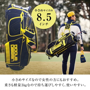 C6Y Stand スタンドバッグ DCC764 ブラック×イエロー | ゴルフ golf ゴルフ用品 スポーツ スポーツ用品 DOCUS ドゥーカス ギフト 贈答 景品 茨城県 古河市_EO82