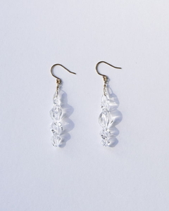 HARIO ピアス ミルキーウェイ HAA-MW-P|耐熱 ガラス アクセサリー ハリオ 職人 繊細 フォーマル カジュアル きれいめ おしゃれ 20代 30代 40代 贈答 プレゼント ギフト 贈り物 お祝 ご褒美 記念品 _FM99 ※離島への配送不可