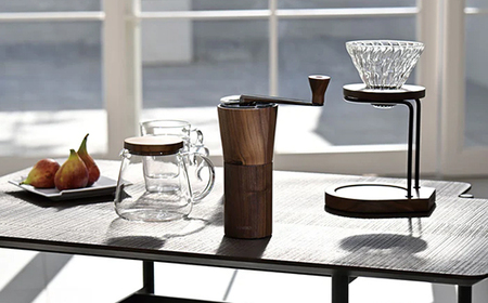 HARIO 耐熱ガラス透過ドリッパー ウォールナット [VDG-02-WN V60] ｜ HARIO ハリオ _FU40