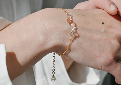 HARIO tane ブレスレッド 渚 [HATN-NG-BL-GF]｜ HARIO ハリオ _FU66