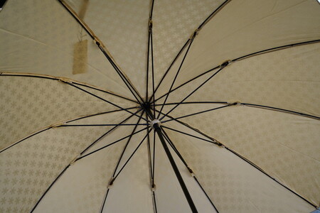 雪華模様のオリジナル傘（サイズ60cm）「もらっても、贈っても喜ばれる傘」カラー：ベージュ_BL07