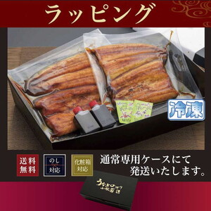 うなぎ蒲焼2人前（1人前約160g×2）贈答用パッケージ_AT02