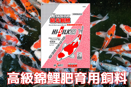CZ86_【高級錦鯉】肥育用飼料 絹光観鯉 増体 浮上性 5kg×4袋(1箱) ※離島への配送不可 ※着日指定不可