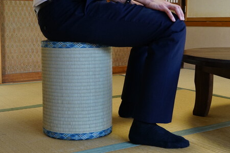 畳職人が作る畳椅子 高さ40cm 古河市 ※着日指定不可 _EA04