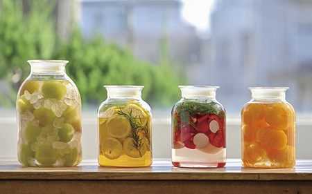 HARIO ガラスの手仕事保存びん 2,000ml［GHB-2000］_BE95