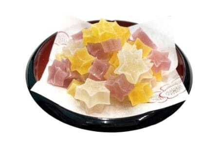 やさとの雫 星ふる琥珀糖3個 (F02-007)