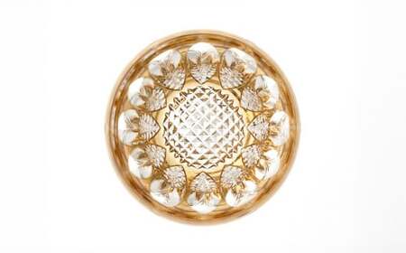 江戸切子 冷酒杯 伝統工芸士作 冷酒杯〈向日葵〉カガミクリスタル  | 江戸切子 グラス 茨城県 龍ケ崎市