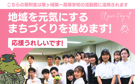 【思いやり型返礼品】母校応援 ふるさと納税 茨城県立竜ヶ崎第一高等学校 【寄附金額 10,000円】| 思いやり型 返礼品 教育支援 母校支援 母校 応援 支援 竜ヶ崎第一高 茨城県 龍ケ崎市