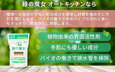 食洗機用洗剤 緑の魔女 オートキッチン 800g×4個セット | キッチン 洗剤 茨城県 龍ケ崎市