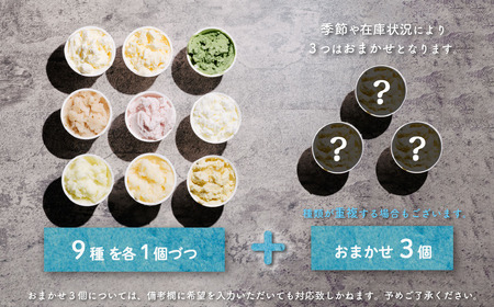 特製ジェラート 12個入り【 アイス ジェラート アイス デザート 夏 アイス ご当地 おまかせ 人気アイス 秋 バニラ 和梨 いちごミルク アイス 焼き芋 さしま茶 メロン 梅 紫煌 酒 栗 詰め合わせ カップ 子供 セット 冬 フレーバー 季節 冷凍 スイーツ アイス 】