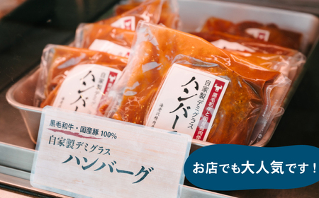 【 海老沢精肉店 】【 3か月 連続 お届け 】デミグラス ハンバーグ 6個 セット 約1.2kg ( 約200g × 6個 )  【 至極の一品 極旨 はんばーぐ ハンバーグセット ハンバーグ人気 ハンバーグ茨城 ハンバーグ下妻 ハンバーグ小分け 】