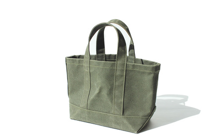 【 自衛隊天幕生地使用 】 GTIトートバッグ Sサイズ 【 トートバッグ 防水 防炎 防カビ ミリタリー バッグ アウトドア ファッション メンズ レディース 小さめ 】