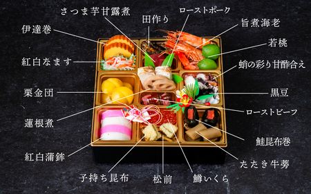 おせち 和 和洋折衷 全18品 1段重 2人盛 おせち