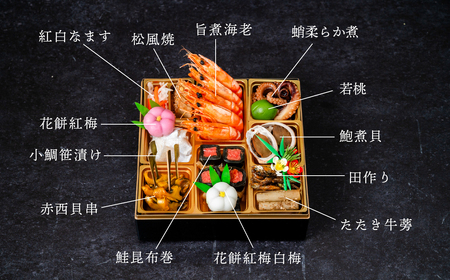 おせち 煌 和洋折衷 全31品 3段重 5人盛 おせち