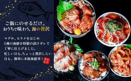 海鮮丼 マグロ 海鮮漬け丼 5種セット 5パック 海鮮丼