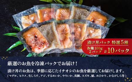 海鮮丼 5種 計10P マグロ 海鮮丼