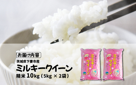 ミルキークイーン 10kg 精米 白米 令和7年産
