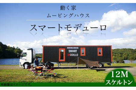 スマートモデューロ （ 12M スケルトン ）【 ムービングハウス ハウス 家 住居 車 テレワーク 店舗 オフィス カラオケ 】