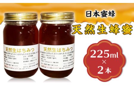 52-02天然生蜂蜜（日本蜜蜂）2本セット | 茨城県下妻市 | ふるさと納税