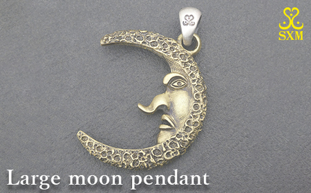 Large moon pendant
