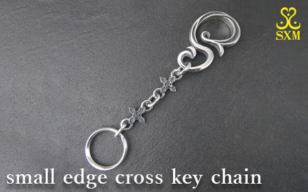 small edge cross key chain