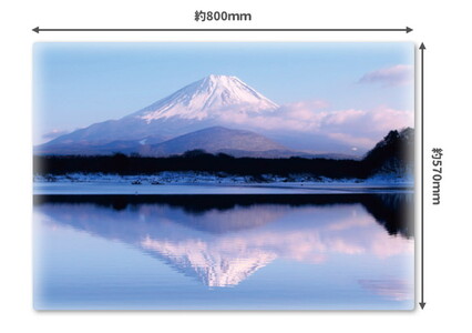 大きいおふろポスター【富士山】マグネットシート製