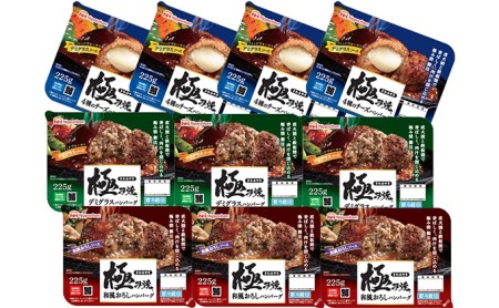 日本ハム 極み焼きハンバーグ 10個セット【配達不可:沖縄・離島】