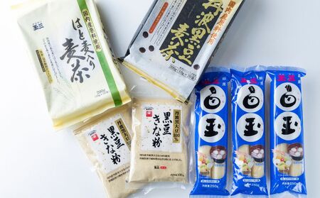 【常総市　玉三ブランド】きな粉 麦茶 白玉 詰め合わせ
