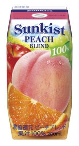 【サンキスト果汁100%ジュース】売れ筋2品セット グレープ&ピーチブレンド 200ml×各24本× 2箱 計 48本 | フルーツ ジュース