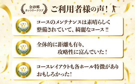 ゴルフ場利用補助券 金砂郷カントリークラブ 9000円分 | ゴルフ ゴルフ場