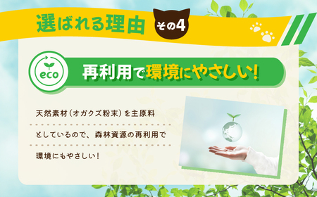 【６か月定期便】【木製 大粒】猫用 トイレ砂 12L ひのきの香り 固まる 燃やせる 流せる 天然素材　猫 猫砂 