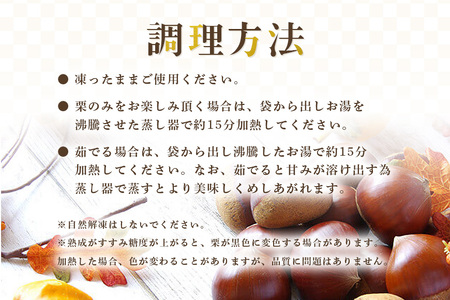 かさまの熟成栗　訳あり むき栗　５００ｇ×２ BH-022